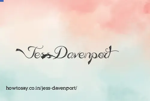 Jess Davenport
