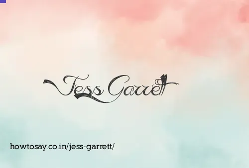 Jess Garrett