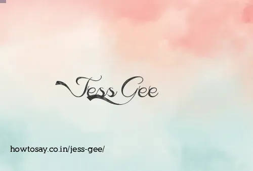 Jess Gee