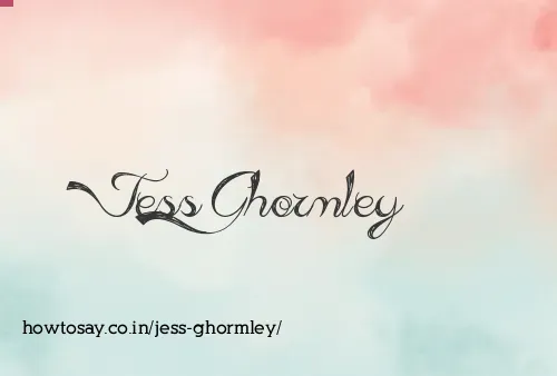 Jess Ghormley