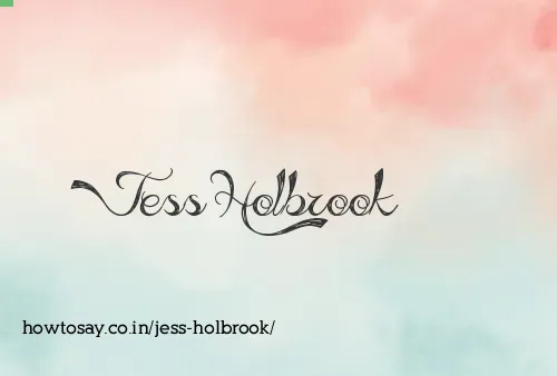 Jess Holbrook
