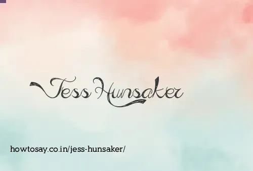 Jess Hunsaker
