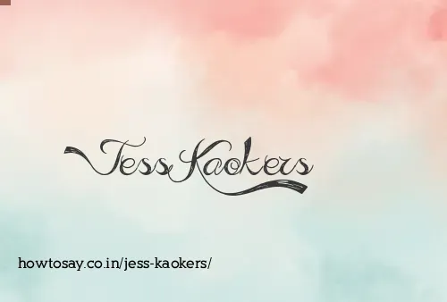 Jess Kaokers