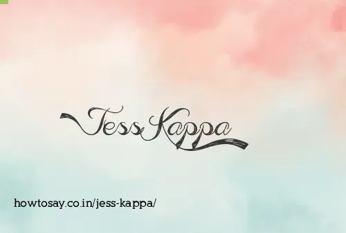 Jess Kappa