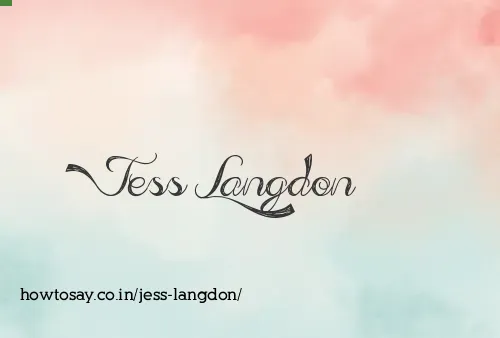 Jess Langdon
