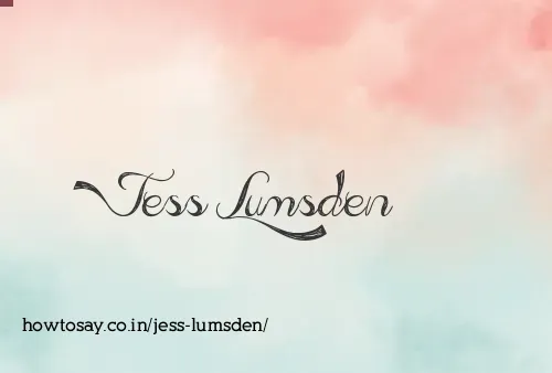 Jess Lumsden