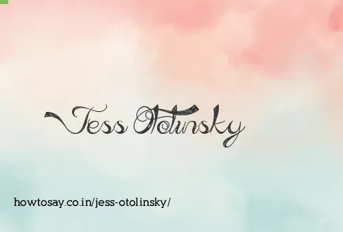 Jess Otolinsky