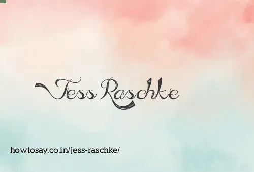 Jess Raschke
