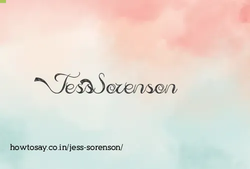 Jess Sorenson
