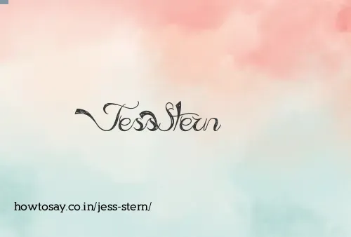 Jess Stern