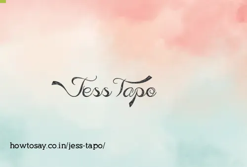 Jess Tapo