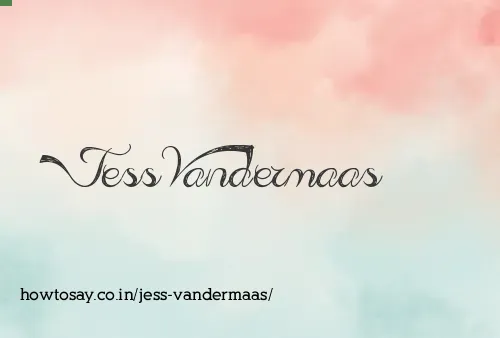 Jess Vandermaas