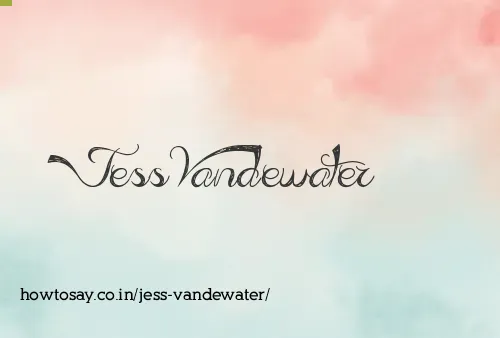 Jess Vandewater