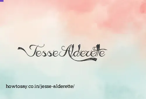 Jesse Alderette