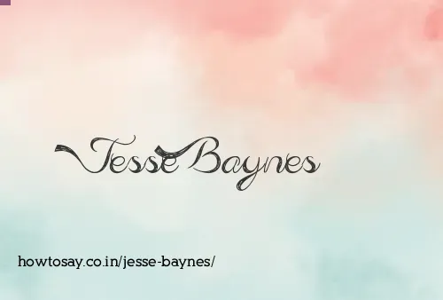 Jesse Baynes