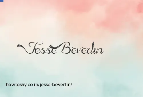 Jesse Beverlin