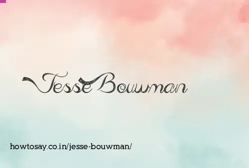 Jesse Bouwman