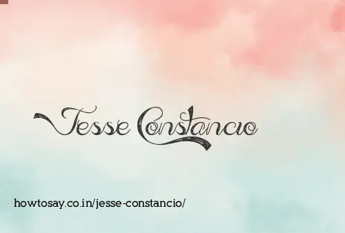 Jesse Constancio
