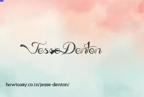 Jesse Denton