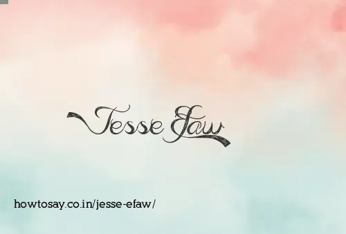 Jesse Efaw