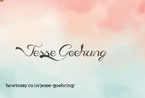 Jesse Goehring