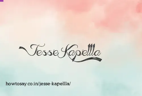 Jesse Kapellla