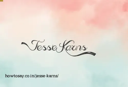 Jesse Karns