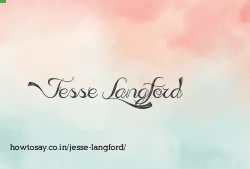 Jesse Langford