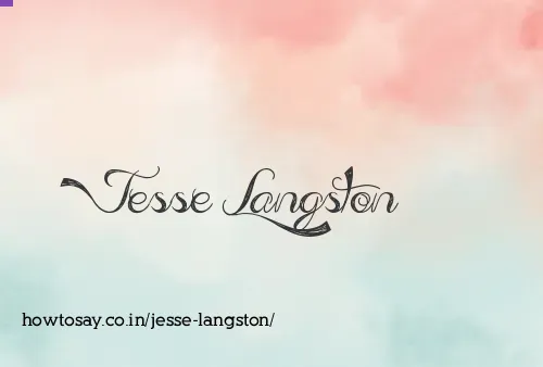 Jesse Langston
