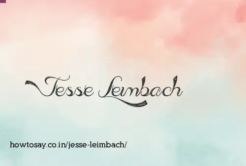 Jesse Leimbach