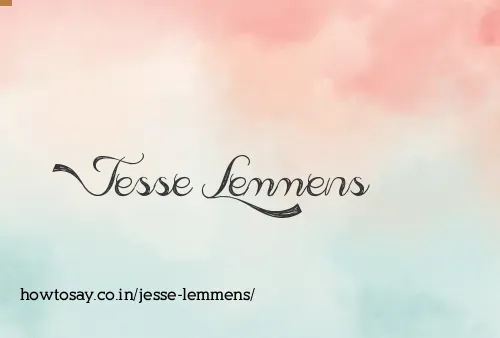 Jesse Lemmens