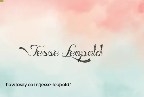 Jesse Leopold