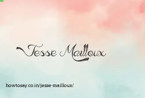 Jesse Mailloux