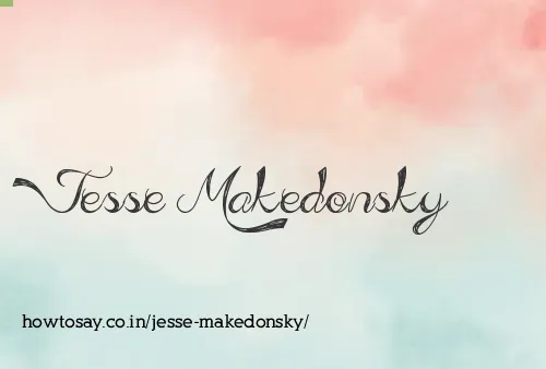 Jesse Makedonsky