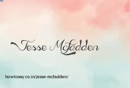 Jesse Mcfadden