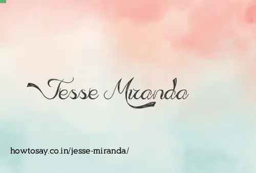 Jesse Miranda