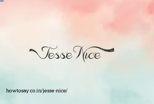 Jesse Nice