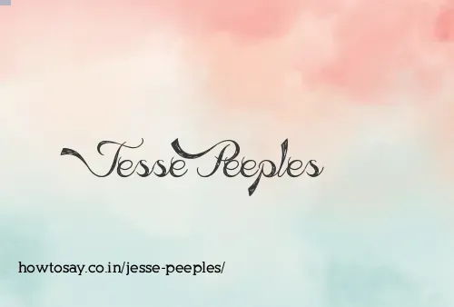 Jesse Peeples