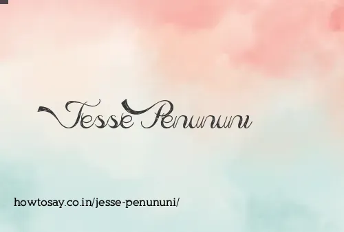 Jesse Penununi