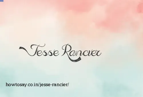 Jesse Rancier