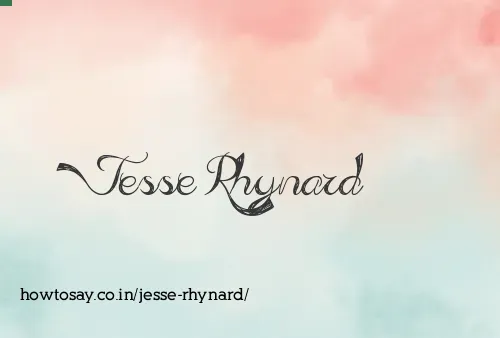 Jesse Rhynard