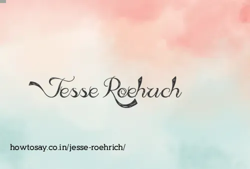 Jesse Roehrich
