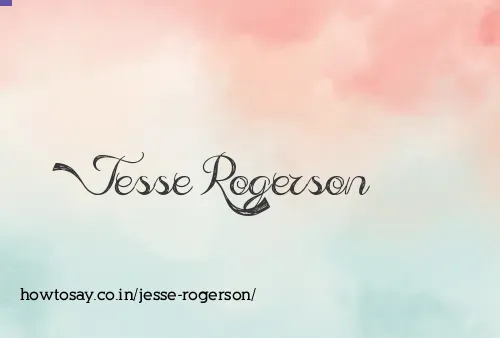 Jesse Rogerson