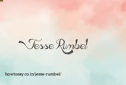 Jesse Rumbel
