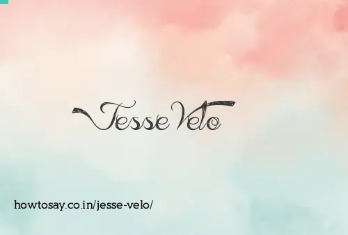 Jesse Velo