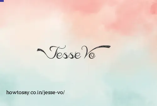 Jesse Vo