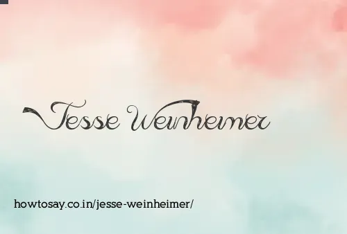 Jesse Weinheimer