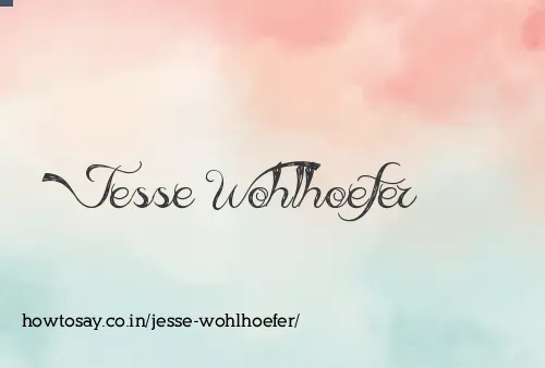 Jesse Wohlhoefer