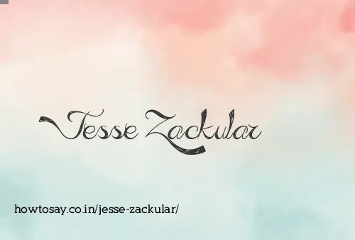 Jesse Zackular