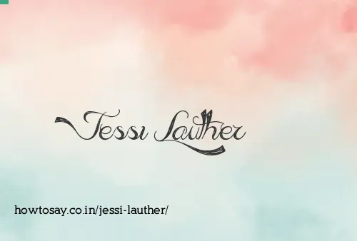 Jessi Lauther